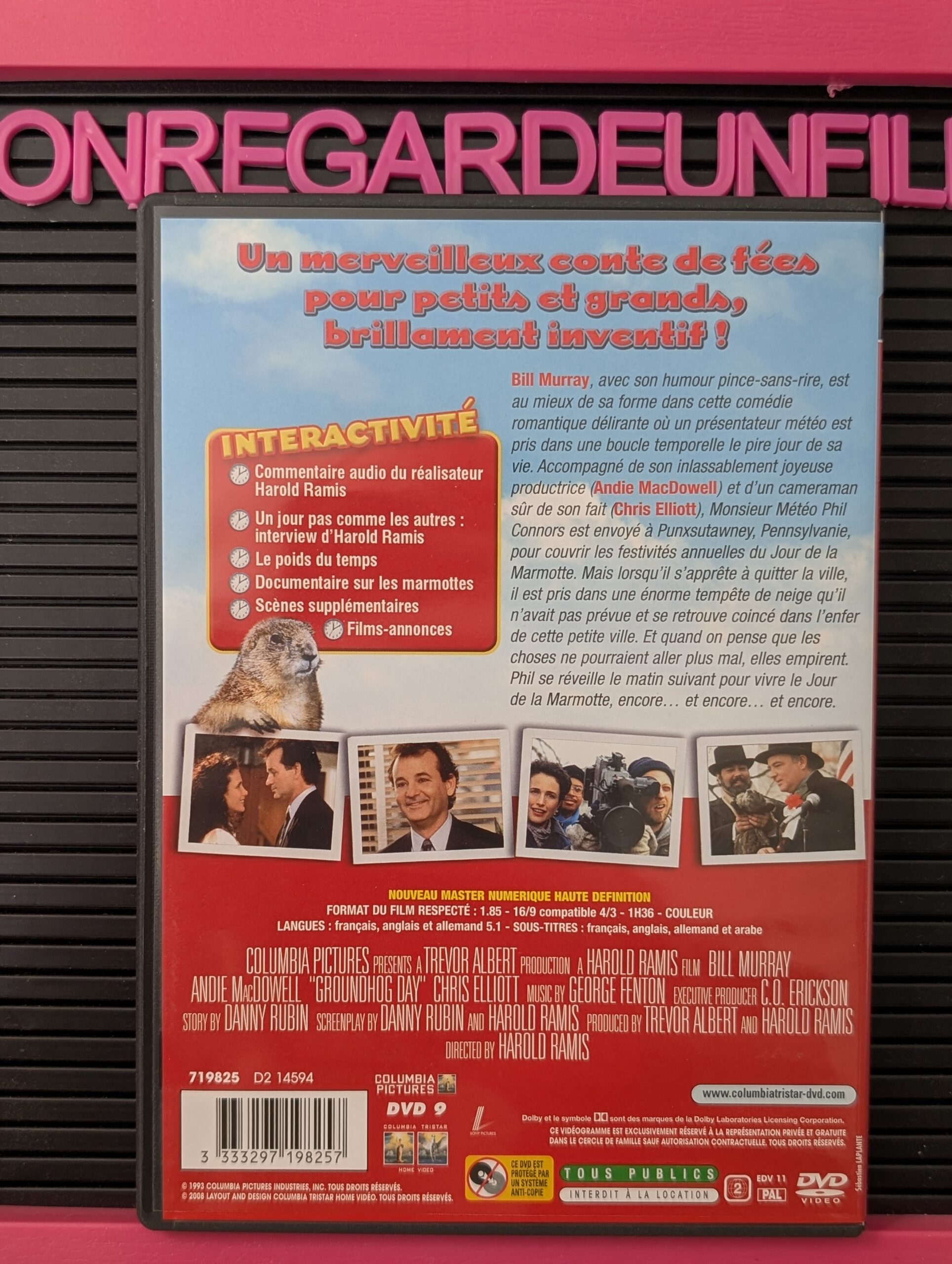 Un Jour sans Fin (Le Jour de la Marmotte) / Groundhog Day (1993) {Zone 2} – Image 2