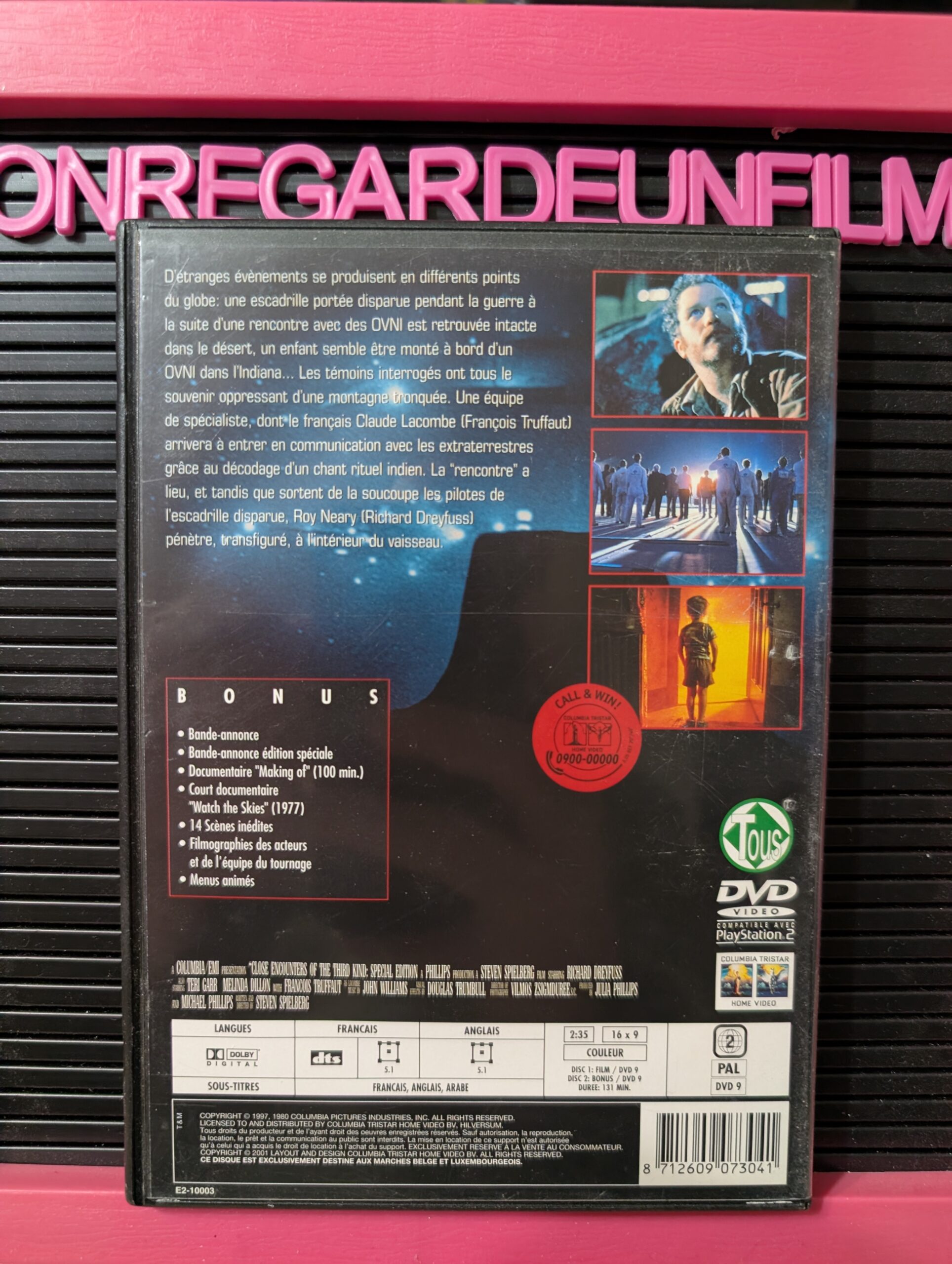 Rencontres du Troisième Type / Close Encounters of the Third Kind (1977) {Zone 2} – Image 2