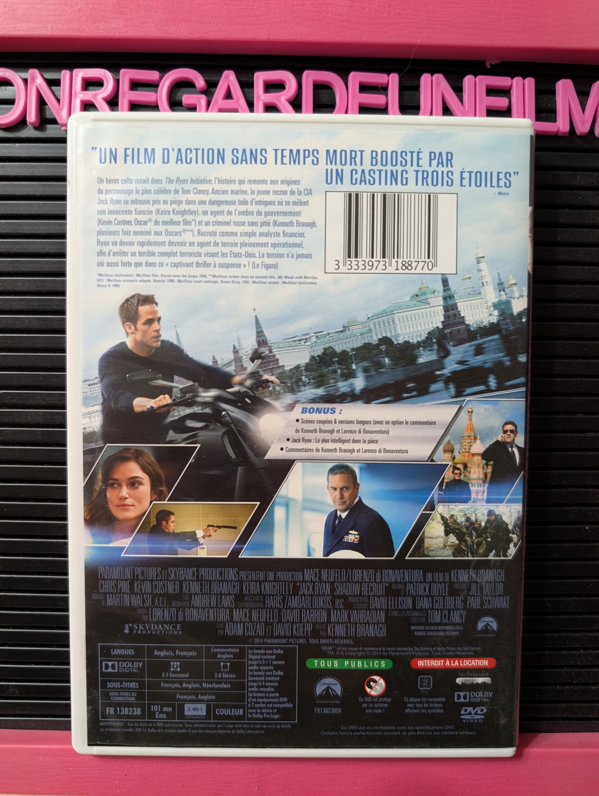 Jack Ryan: Recrue dans l'Ombre / The Ryan Initiative (Jack Ryan: Shadow Recruit) (2014) {Zone 2} – Image 2