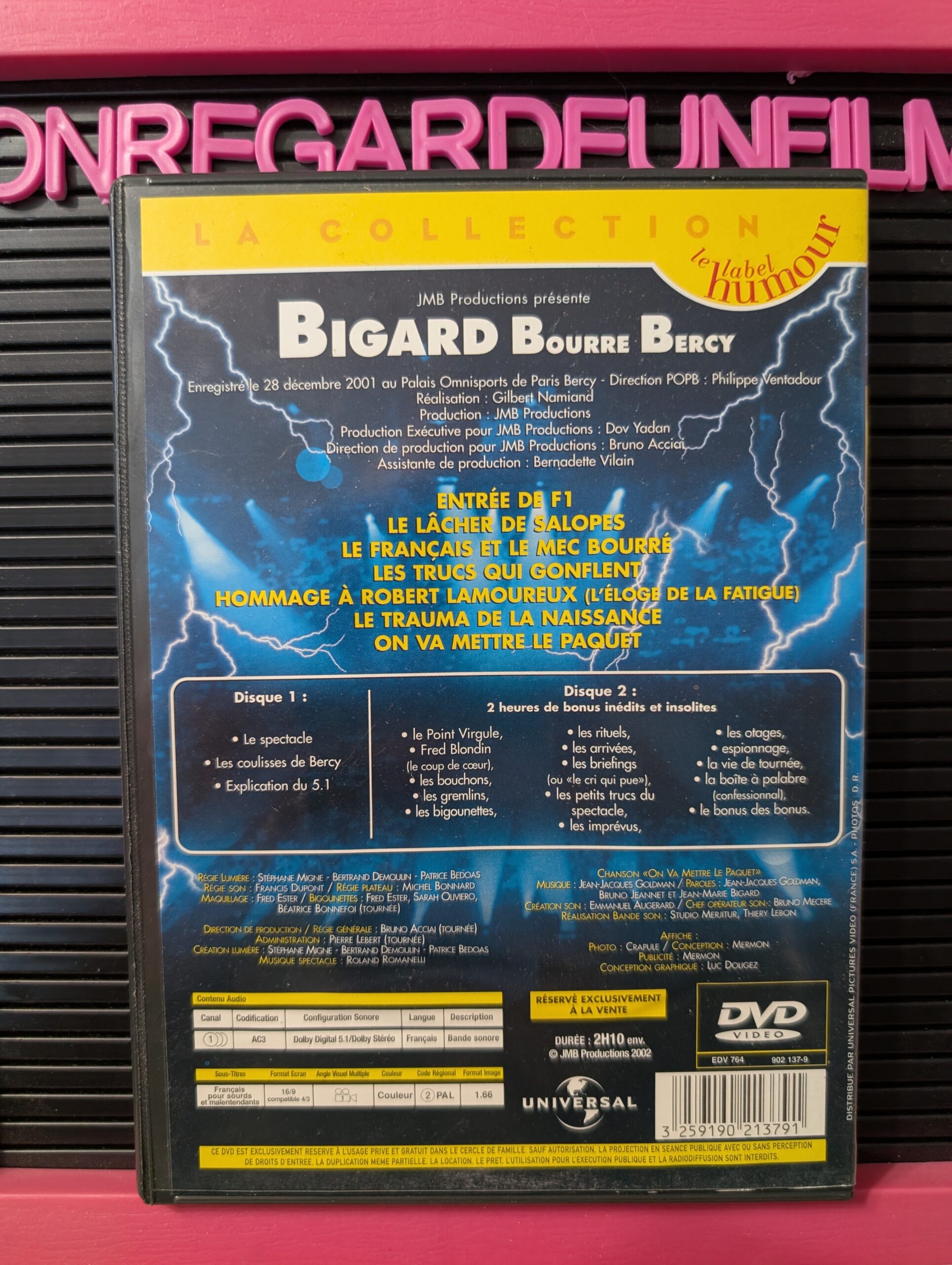 Jean-Marie Bigard: Bigard Bourre Bercy (2001) {Zone 2} – Image 2