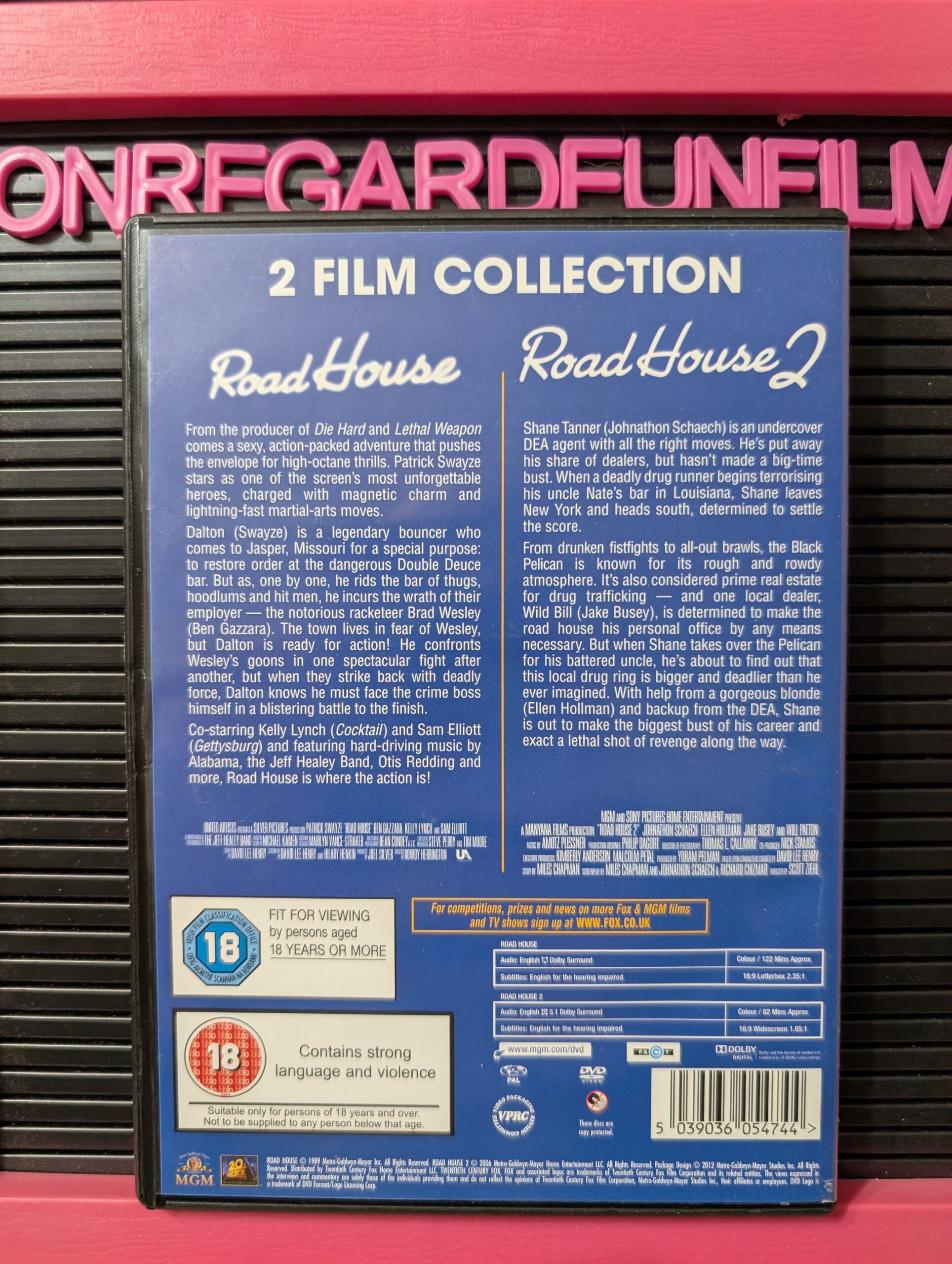 Road House (1989) & Road House 2: Last Call (2006) {Zone 2} – Image 2