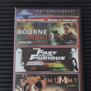 La Mémoire dans la Peau & Rapides et Dangereux & La Momie / The Bourne Identity (2002) & The Fast and the Furious (2001) & The Mummy (1999)