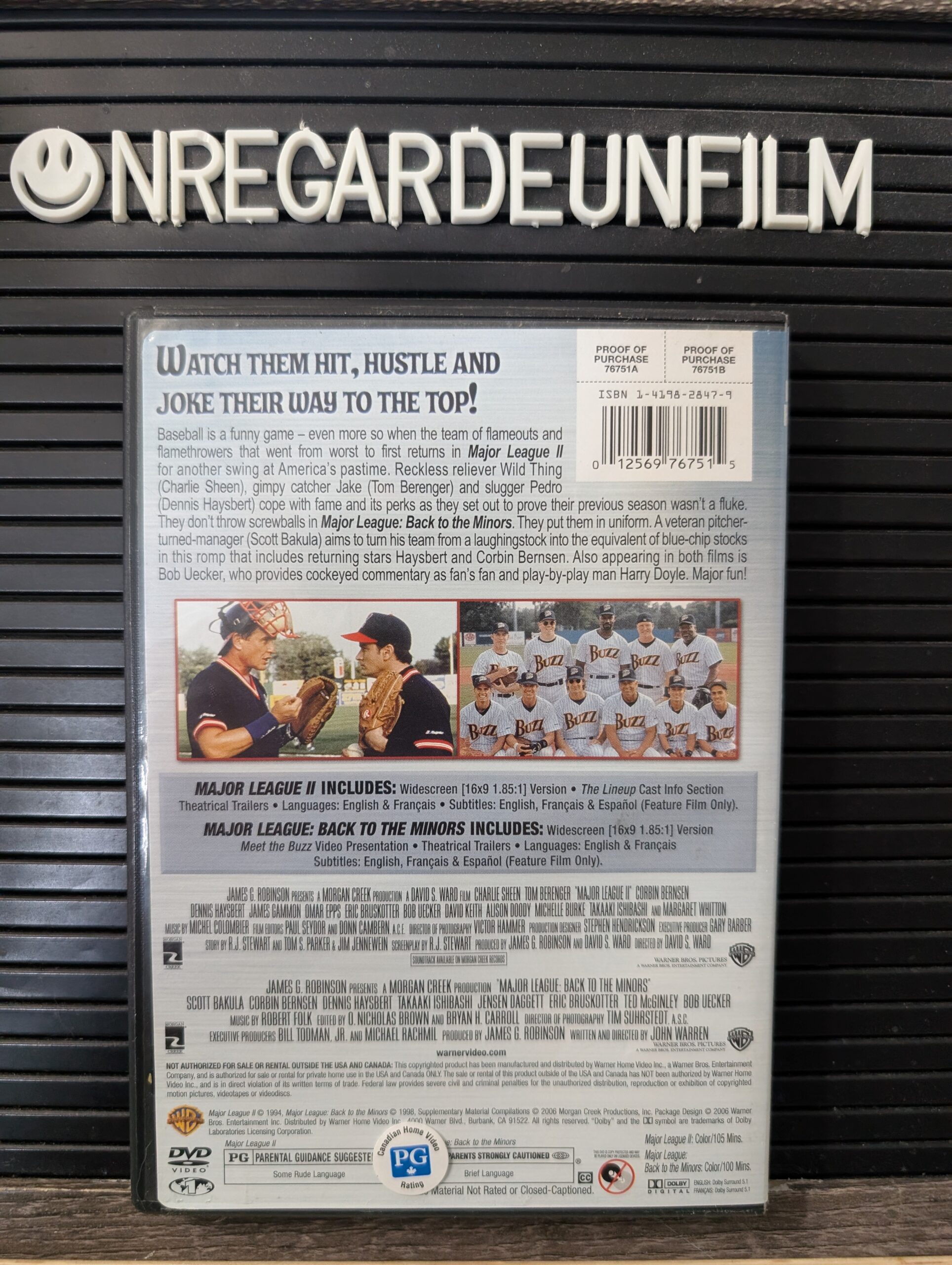 Ligue Majeure 2 & Ligue Majeure: Retour aux Mineures / Major League II (1994) & Major League: Back to the Minors (1998) – Image 2
