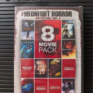 THE MIDNIGHT COLLECTION VOL. 3
The Dead Sleep (2010) & Backwoods Bloodbath (2007) & Witchcraft 13: Blood of the Chosen (2008) & Zombie Dearest (2009) & Evil Bong (2006) & Meridian (1990) & Demonic Toys (1992) & Decadent Evil (2005)