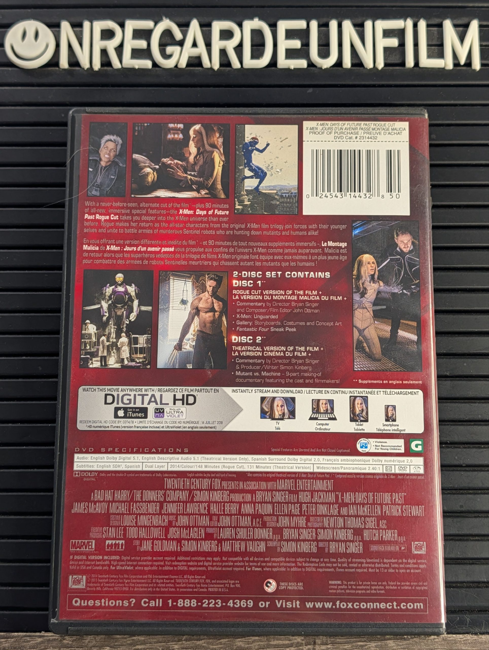 X-Men: Jours d'un Avenir Passé. Le Montage Malicia / X-Men: Days of Future Past. The Rogue Cut (2014) – Image 2