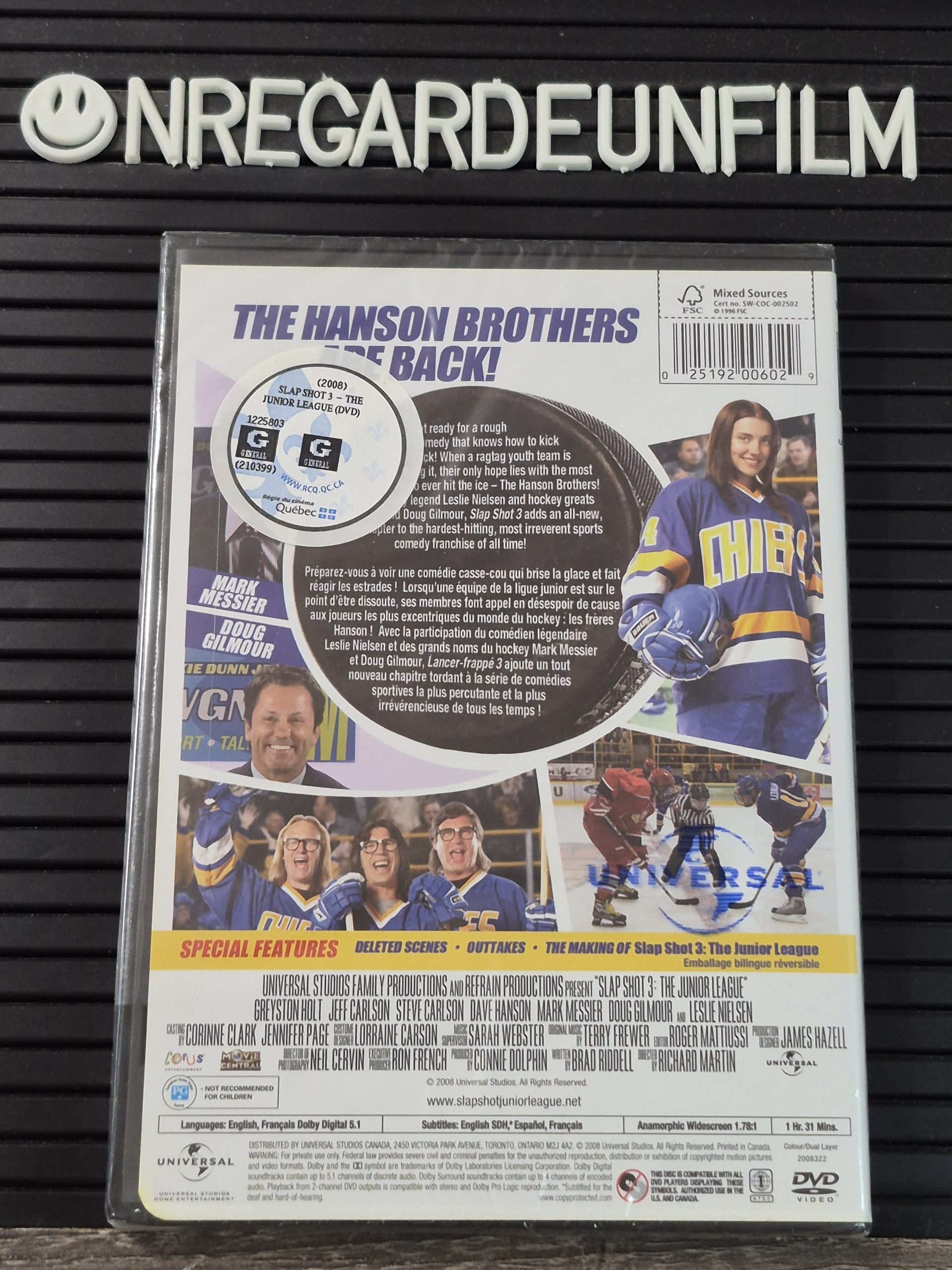 Lancé-Frappé 3: La Ligue Junior / Slap Shot 3: The Junior League (2008) – Image 2