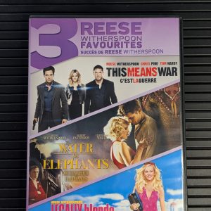 REESE WITHERSPOON
C'est la Guerre & De l'Eau pour les Éléphants & Blonde et légale / This Means War (2012) & Water for Elephants (2011) & Legally Blonde (2001)