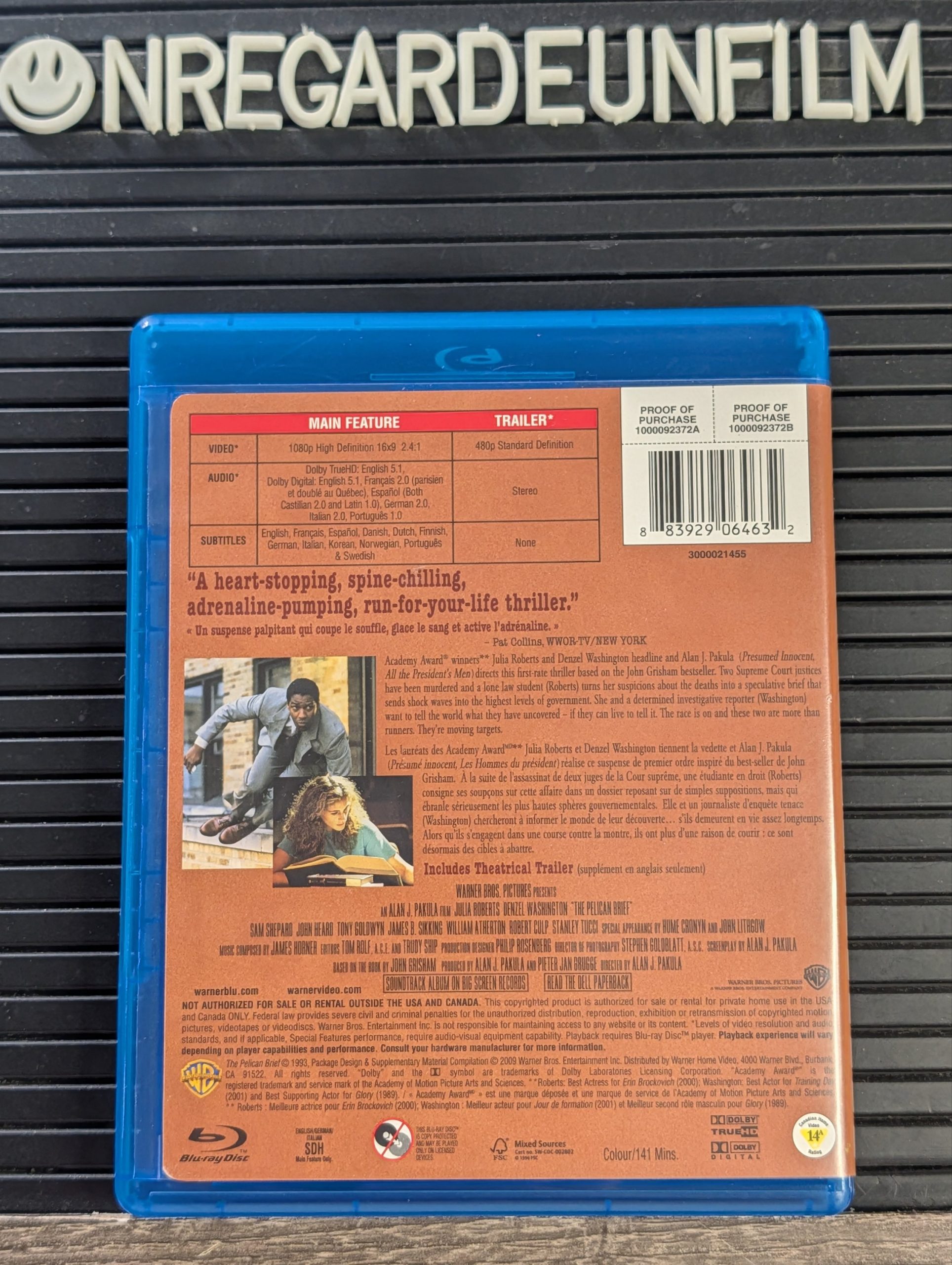 L'Affaire Pélican / The Pelican Brief (1993) – Image 2