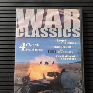 WAR CLASSICS
Target for Tonight (1941) & Thunderbolt (1947) & The True Glory (1945) & The Battle of San Pietro (1945)