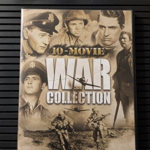 10 - MOVIES WAR COLLECTION
The Eagle and the Hawk (1933) & The Last Outpost (1935) & Wake Island (1942) & Bengal Brigade (1954) & To Hell and Back (1955) & Battle Hymn (1957) & Jet Pilot (1957) & In Enemy Country (1968) & Raid on Rommel (1971) & Ulzana's Raid (1972)