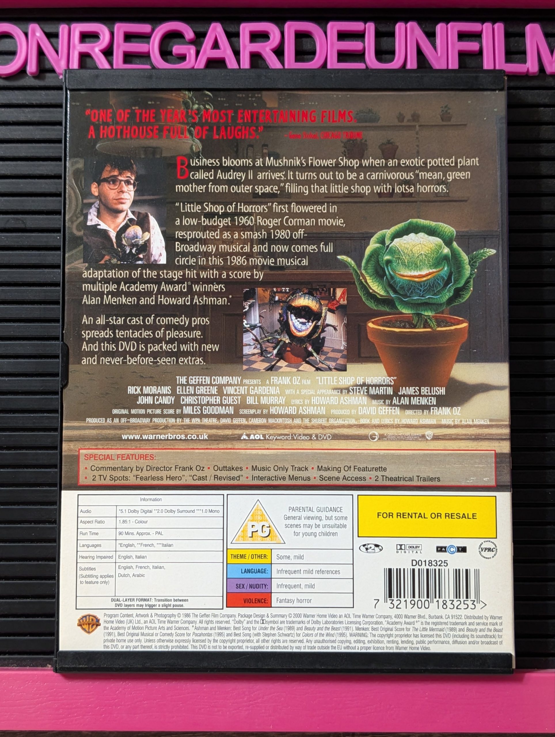 La Petite Boutique des Horreurs / Little Shop of Horrors (1986) {Zone 2} – Image 2