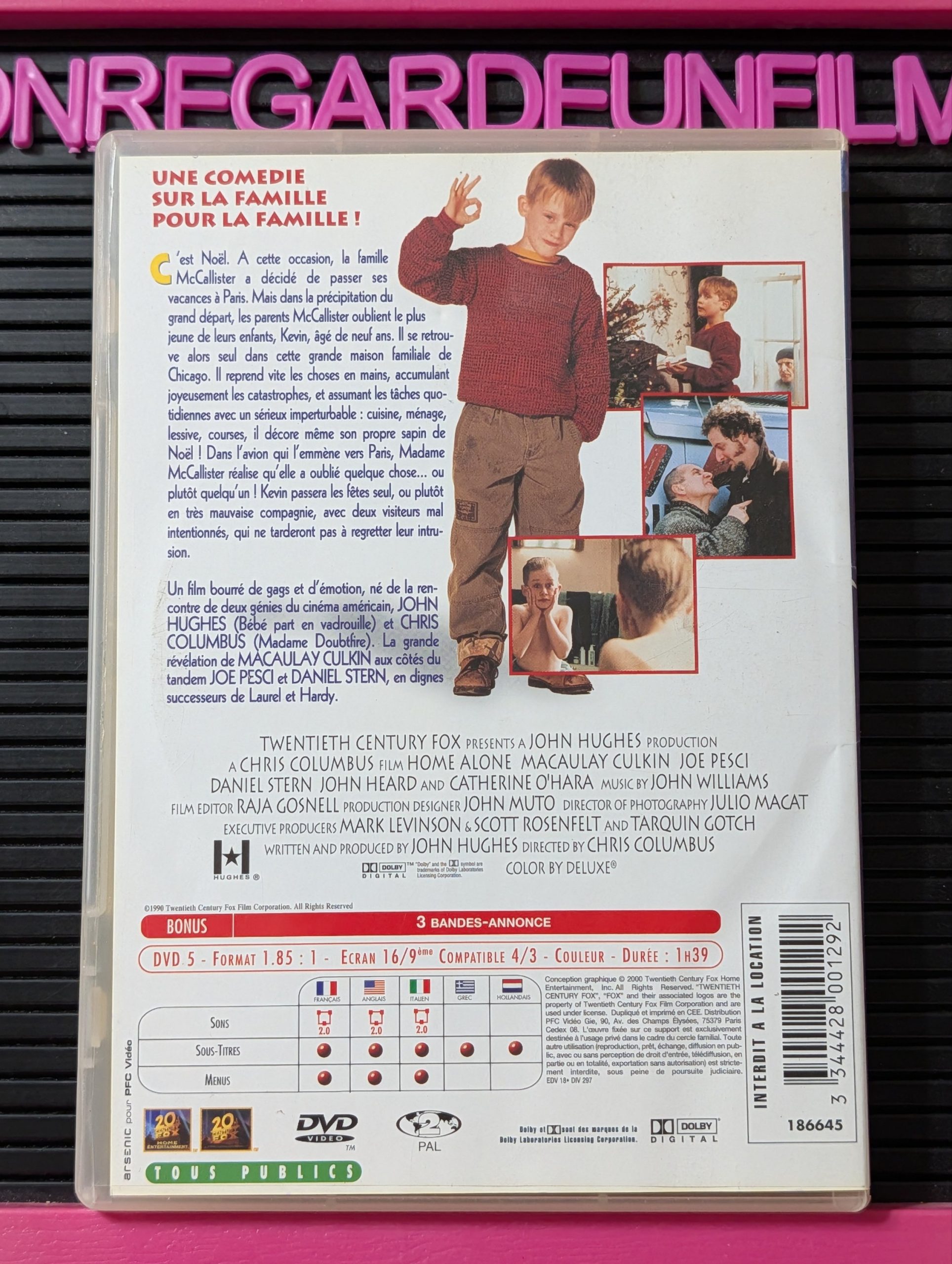 Maman j'ai Raté l'Avion / Home Alone (1990) {Zone 2} – Image 2