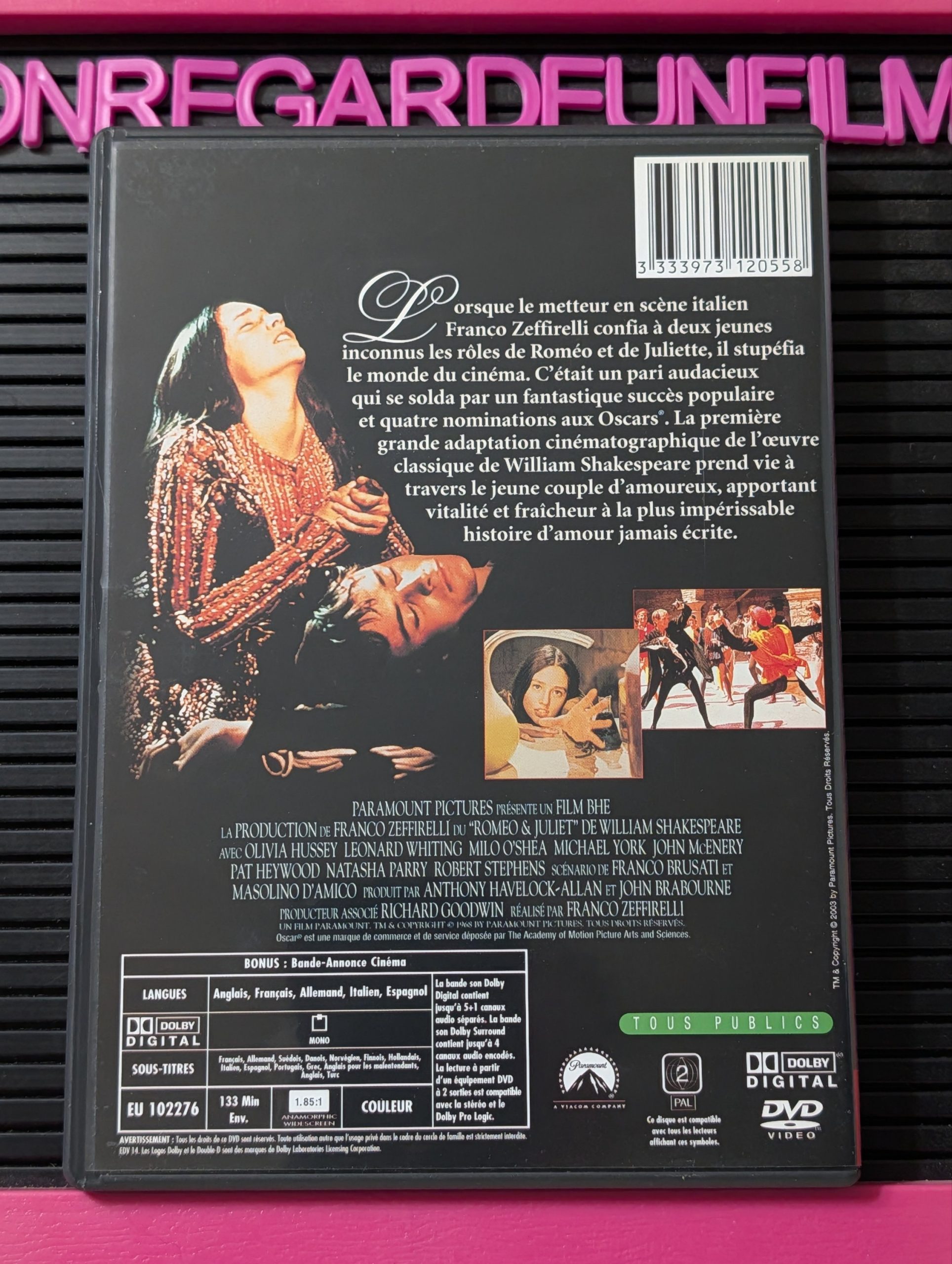 Romeo & Juliette / Romeo and Juliet (1968) {Zone 2} – Image 2