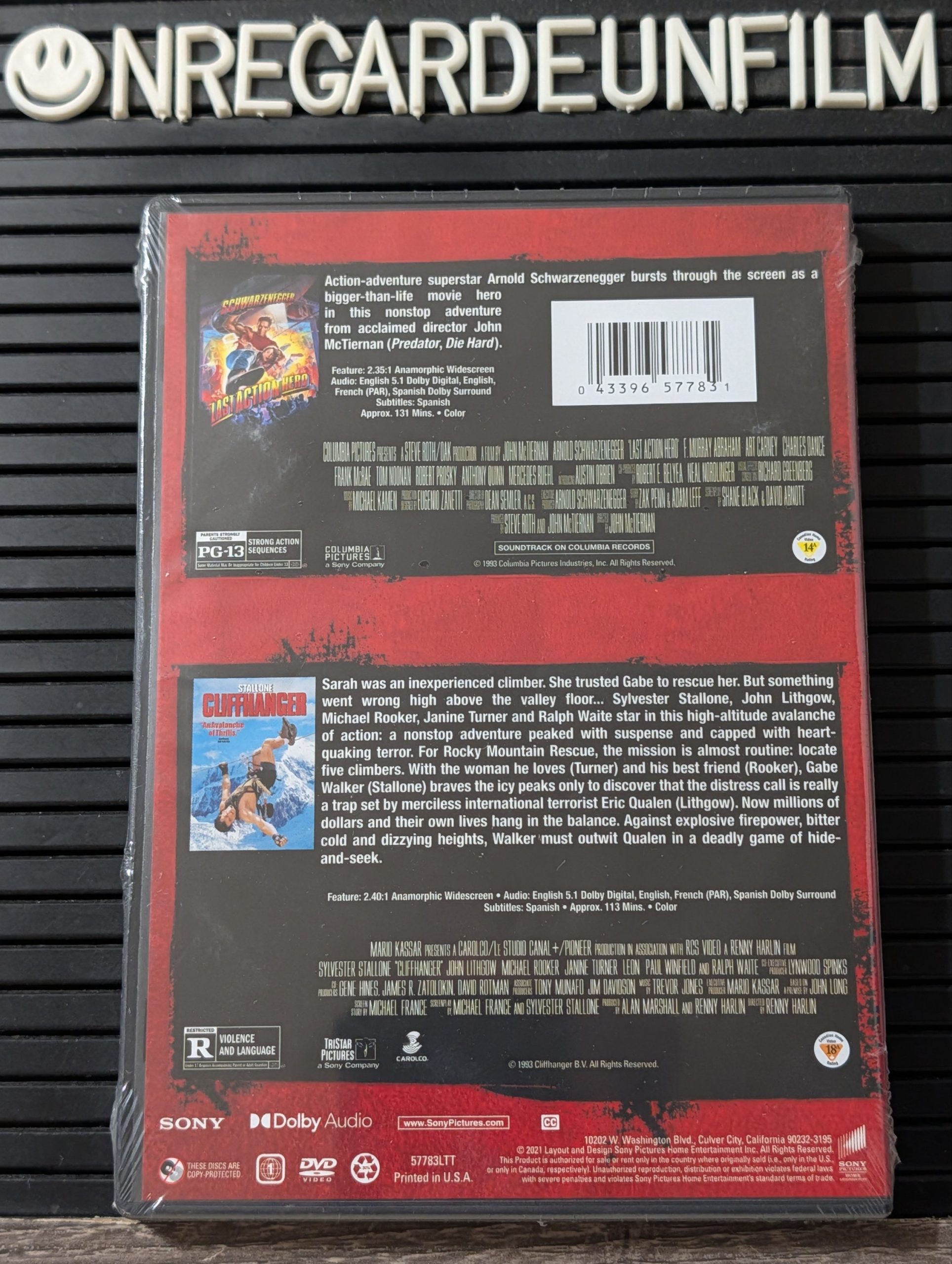 Le Dernier des Héros & La Falaise de la Mort / Last Action Hero (1993) Cliffhanger (1993) – Image 2