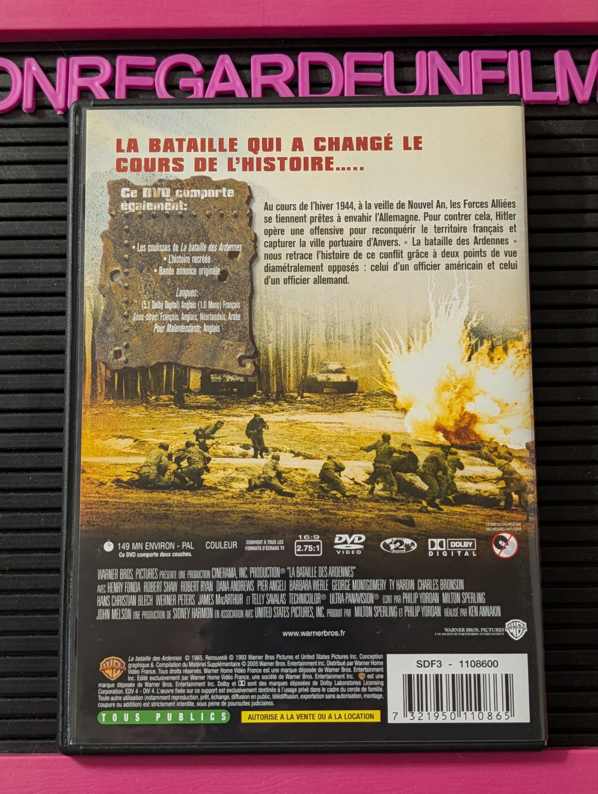 La Bataille des Ardennes / Battle of the Bulge (1965) {Zone 2} – Image 2