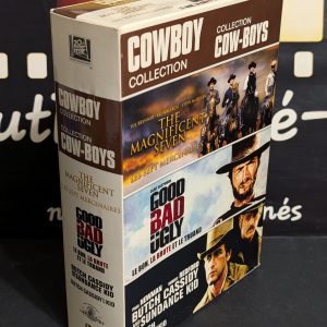 COWBOY COLLECTION 
Les Sept Mercenaires & Le Bon, La Brute et Le Truand & Butch Cassidy et Le Kid / The Magnificent Seven (1960) & The Good, The Bad and The Ugly (1966) & Butch Cassidy and the Sundance Kid (1969)