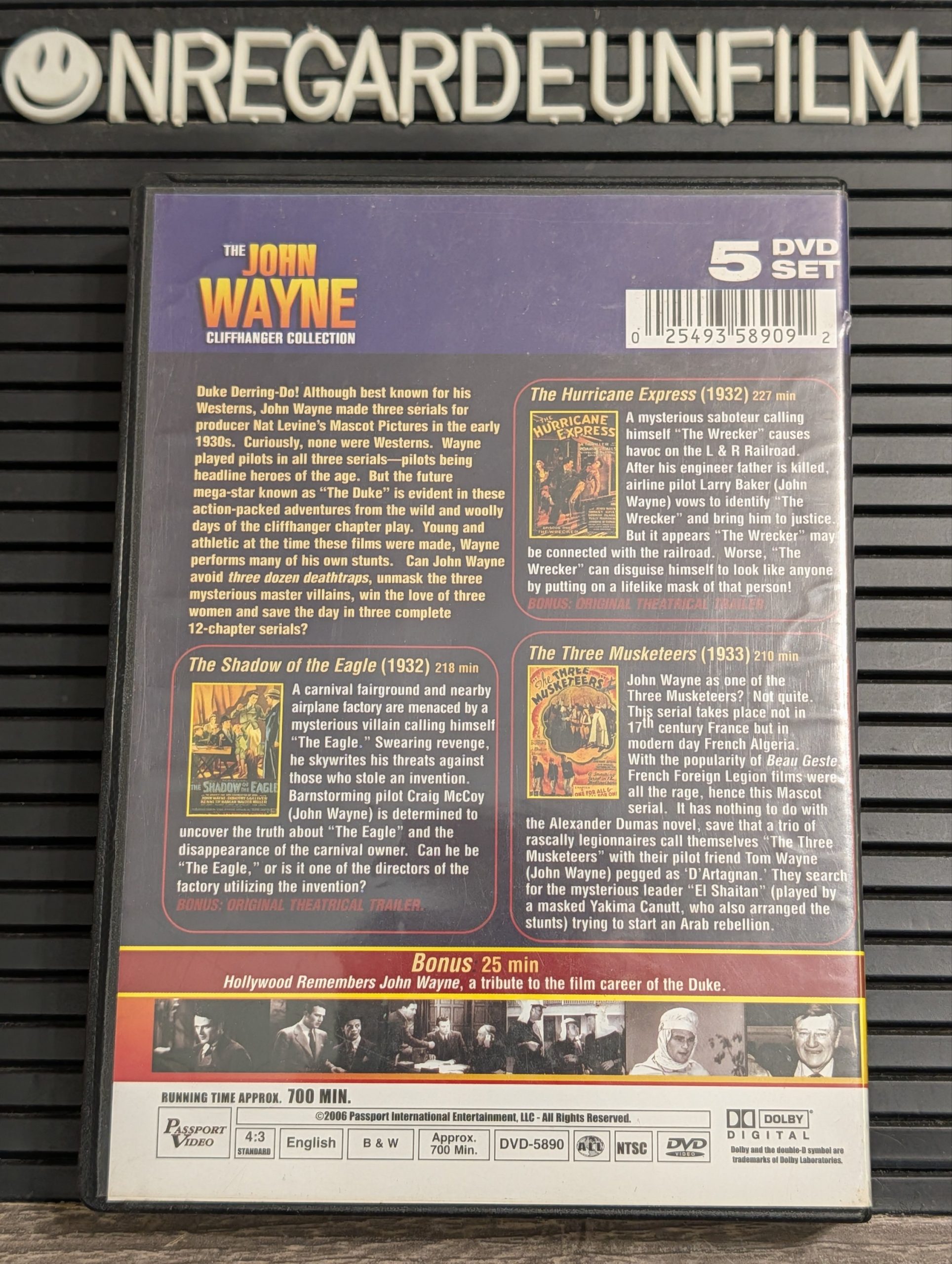 THE JOHN WAYNE CLIFFHANGER COLLECTION
The Shadow of the Eagle (1932) & The Hurricane Express (1932) & The Three Musketeers (1933) – Image 4