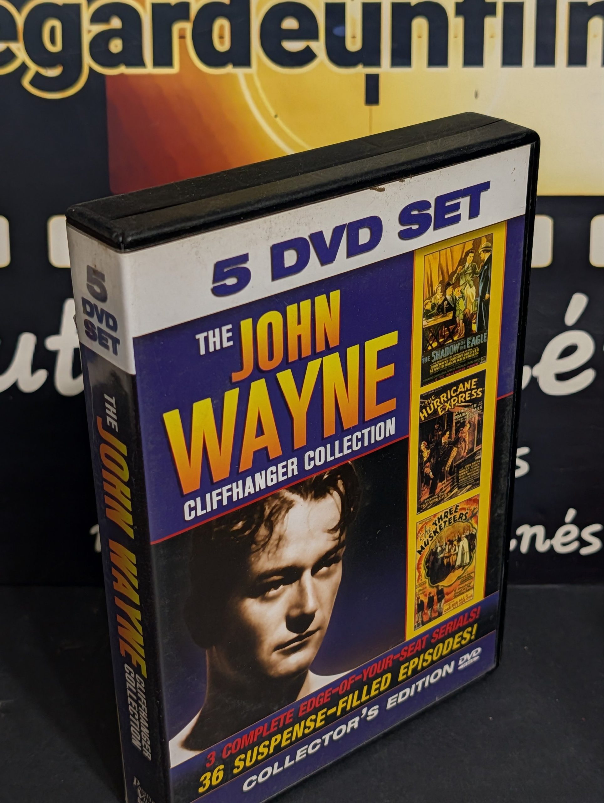 THE JOHN WAYNE CLIFFHANGER COLLECTION
The Shadow of the Eagle (1932) & The Hurricane Express (1932) & The Three Musketeers (1933)