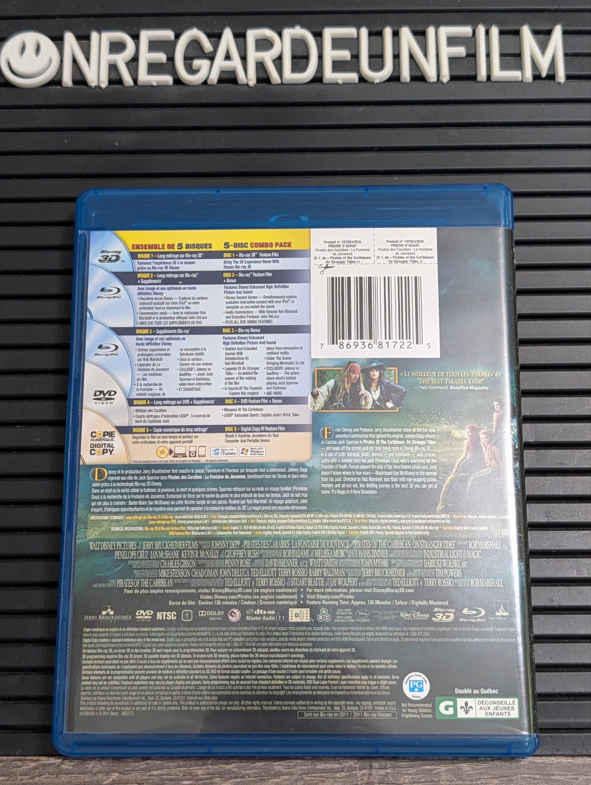 Pirates des Caraïbes: La Fontaine de Jouvence / Pirates of the Caribbean: On Stranger Tides (2011) 3D – Image 2