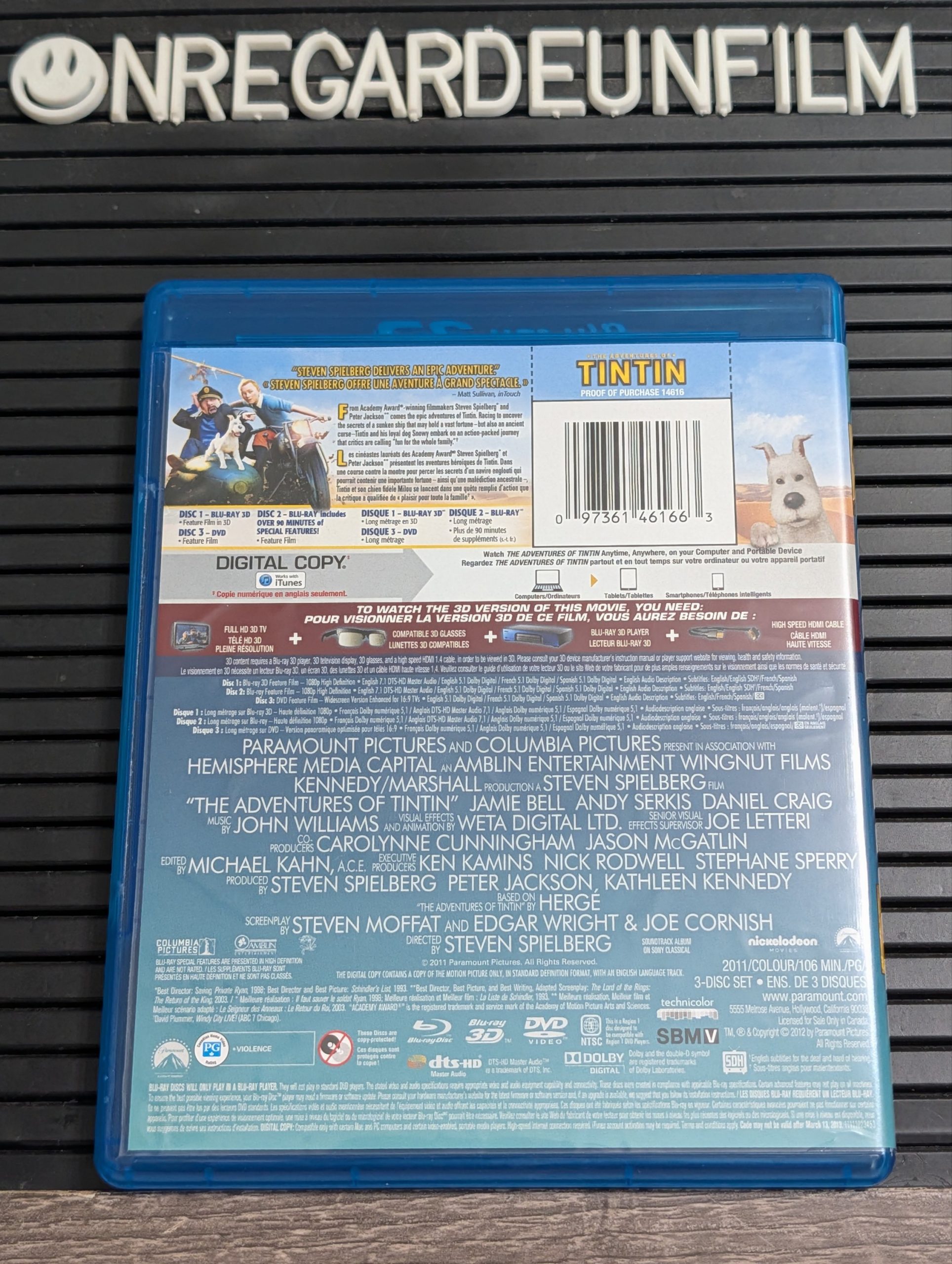 Les Aventures de Tintin: Le Secret de la Licorne / The Adventures of Tintin (2011) 3D – Image 2