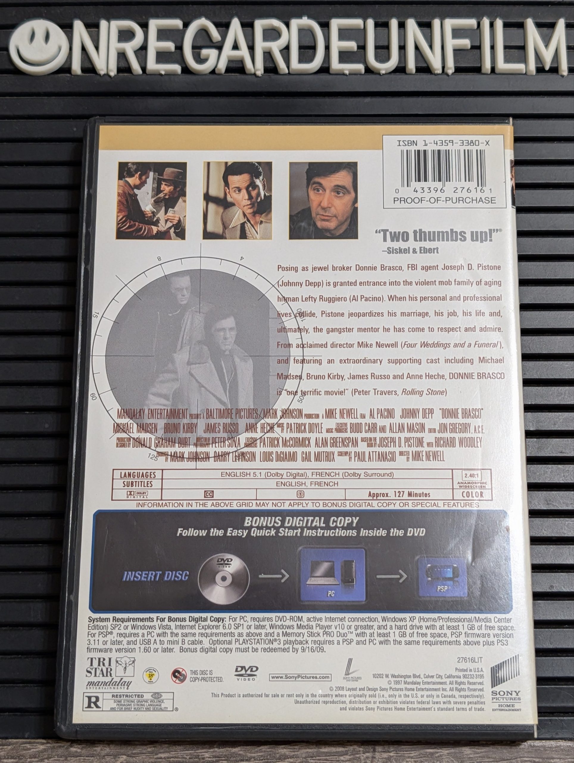 Donnie Brasco / Donnie Brasco (1997) {Zone 1/NTSC} – Image 2