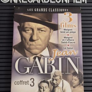 JEAN GABIN COFFRET NO 3
Maigret Tend un Piège (1958) & Maigret et l'Affaire Saint-Fiacre (1959) & Le Tueur (1972)