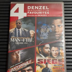 DENZEL WASHINGTON COLLECTION
L'Homme en Feu & Temps Limite & À Fond de Train & Le Siège / Man on Fire (2004) & Out of Time (2003) & Unstoppable (2010) & The Siege (1998)