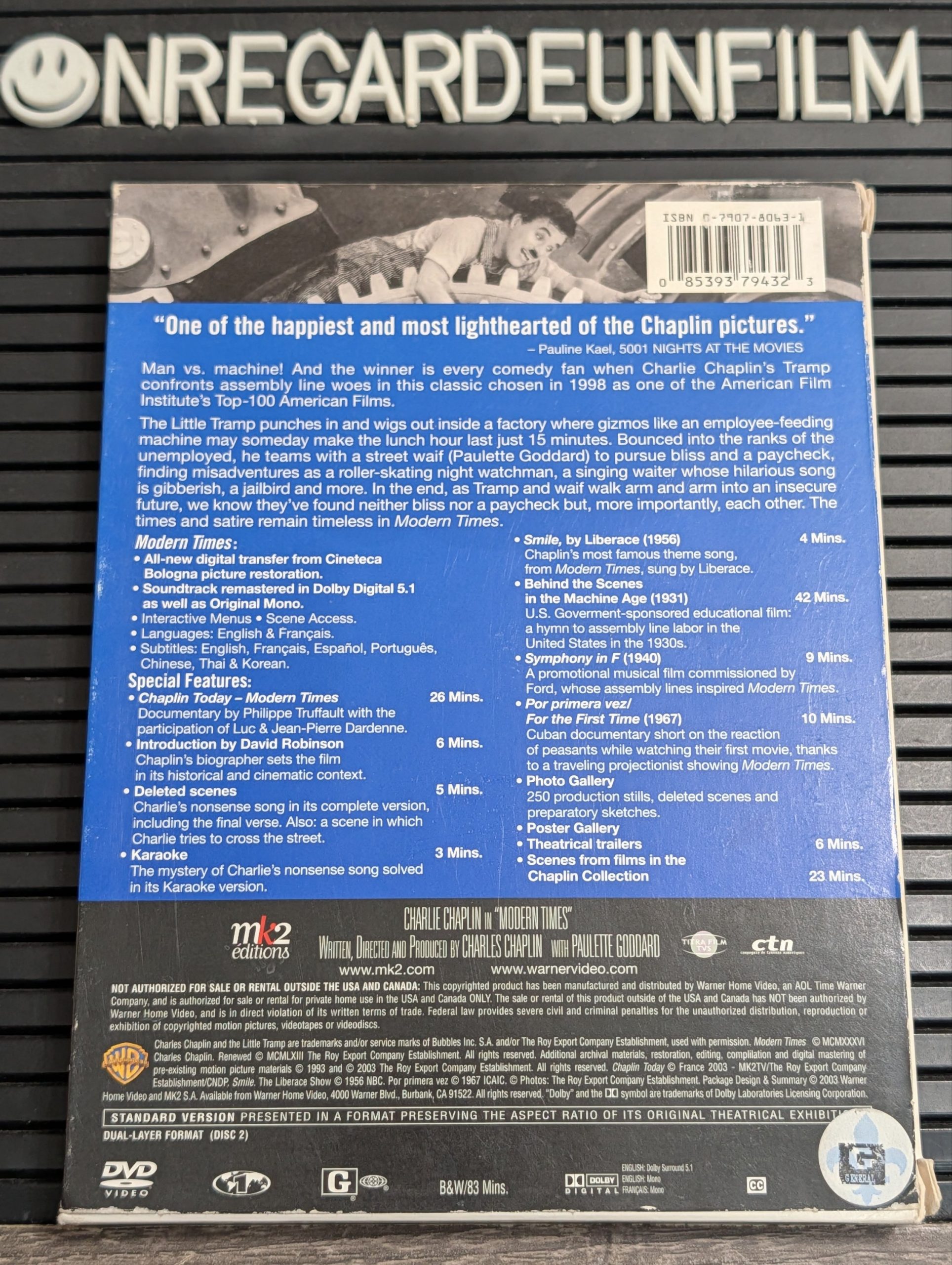 CHARLIE CHAPLIN COLLECTION
Les Temps Modernes / Modern Times (1936) – Image 2