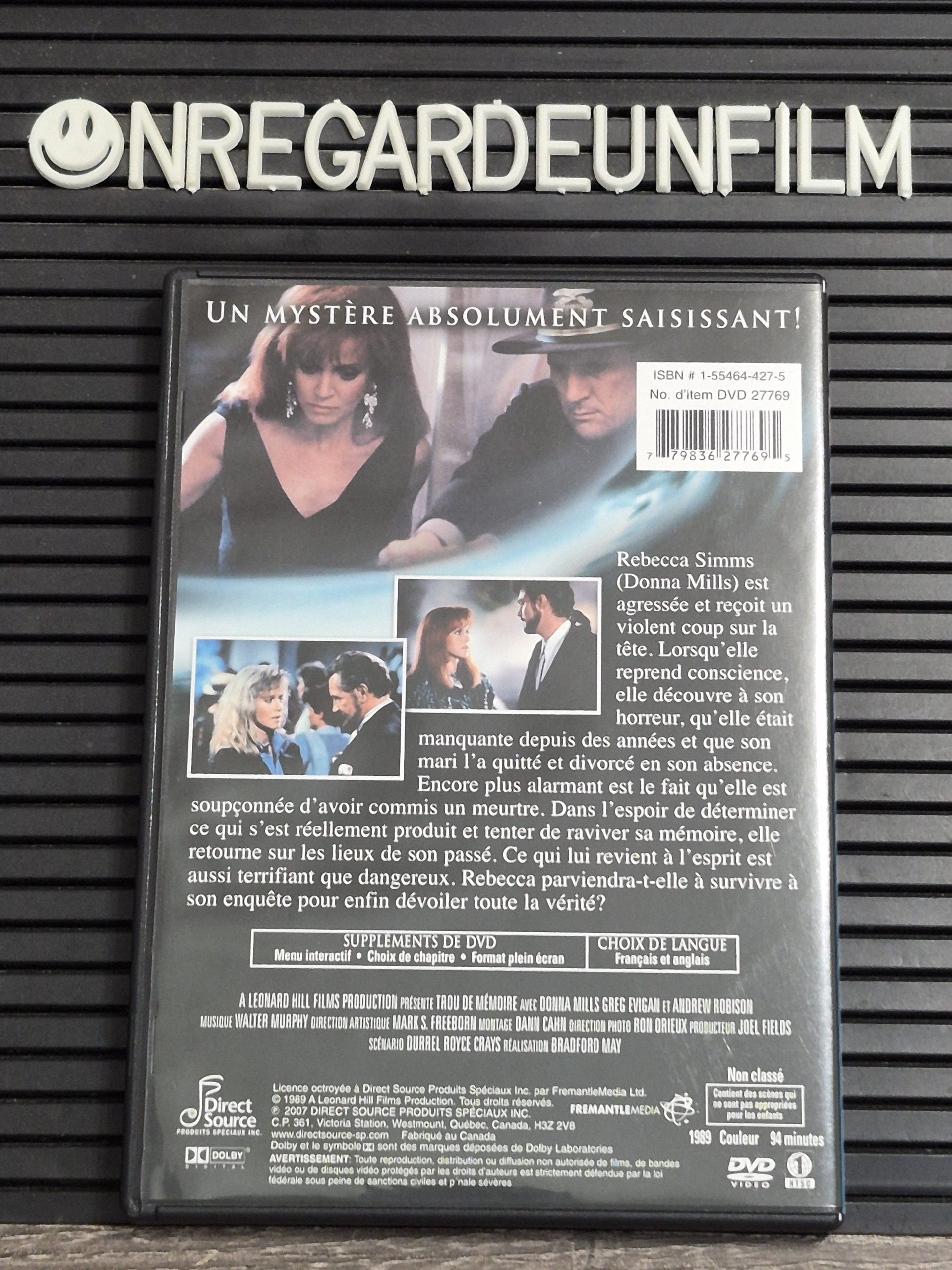 Trou de Mémoire (La Mémoire Effacée) / The Lady Forgets (1989) – Image 2