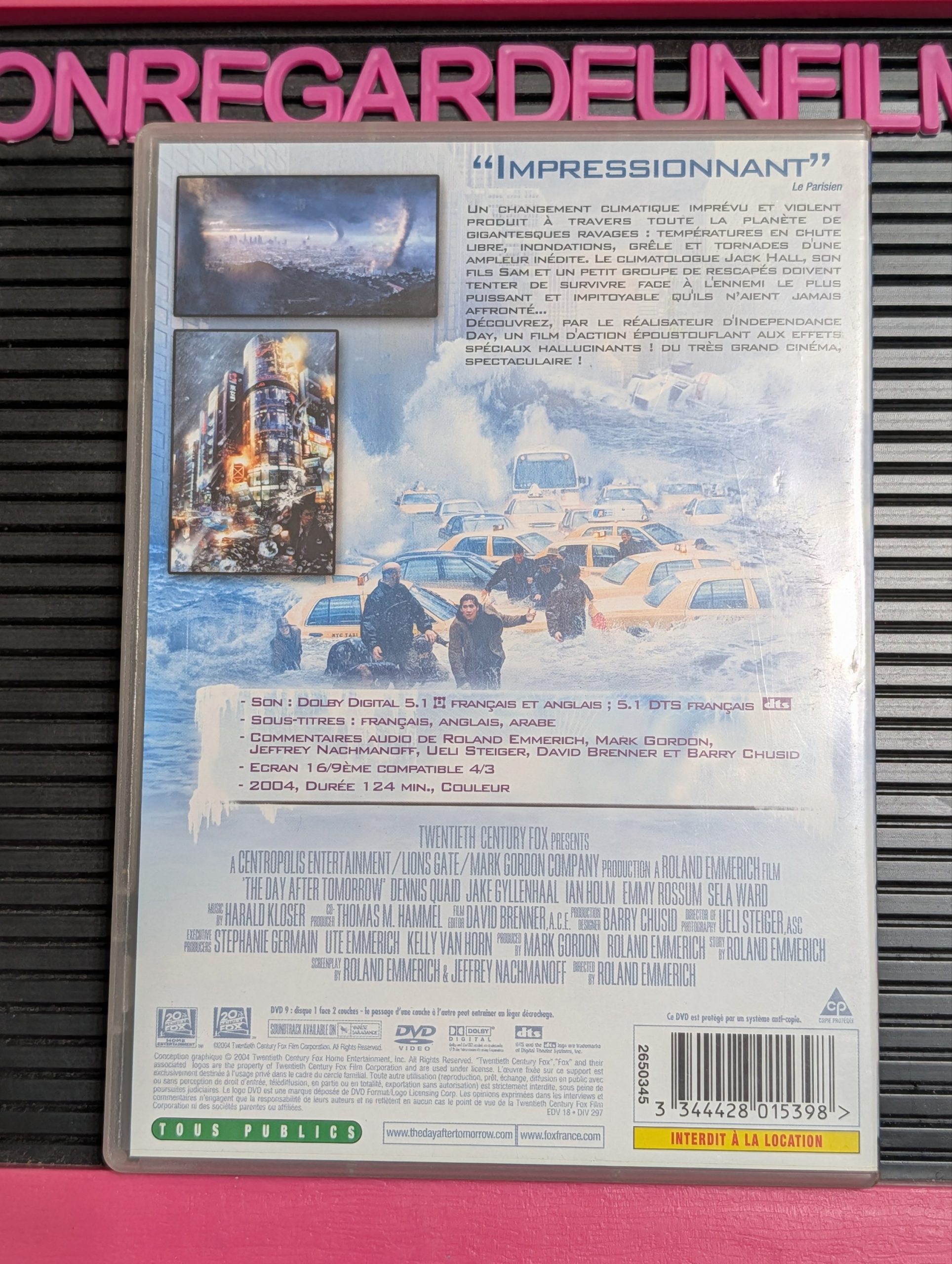 Le Jour d'Après / The Day After Tomorrow (2004) {Zone 2} – Image 2