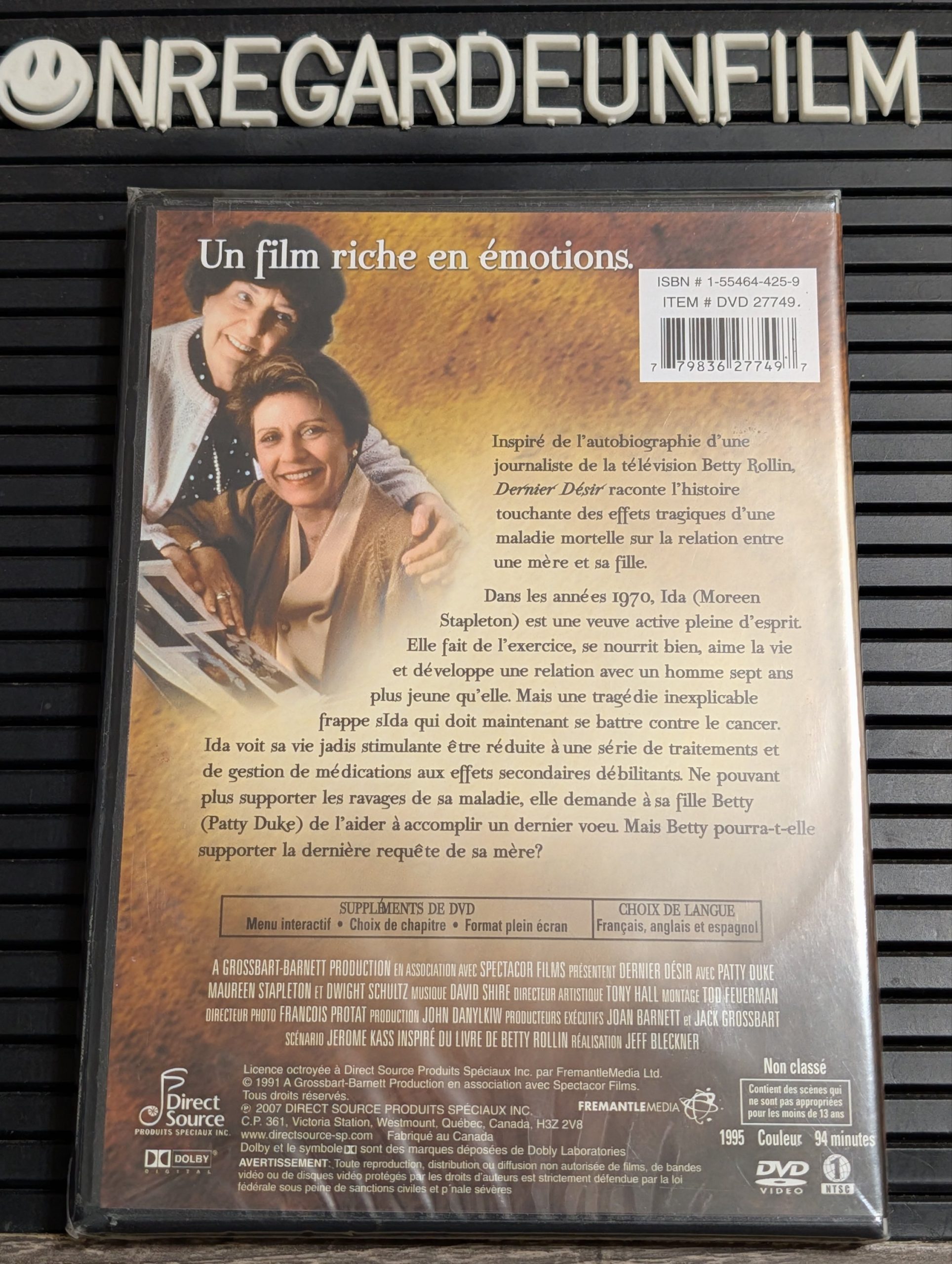 Dernier Désir (La Dernière Volonté) / Last Wish (1992) {Zone 1/NTSC} – Image 2