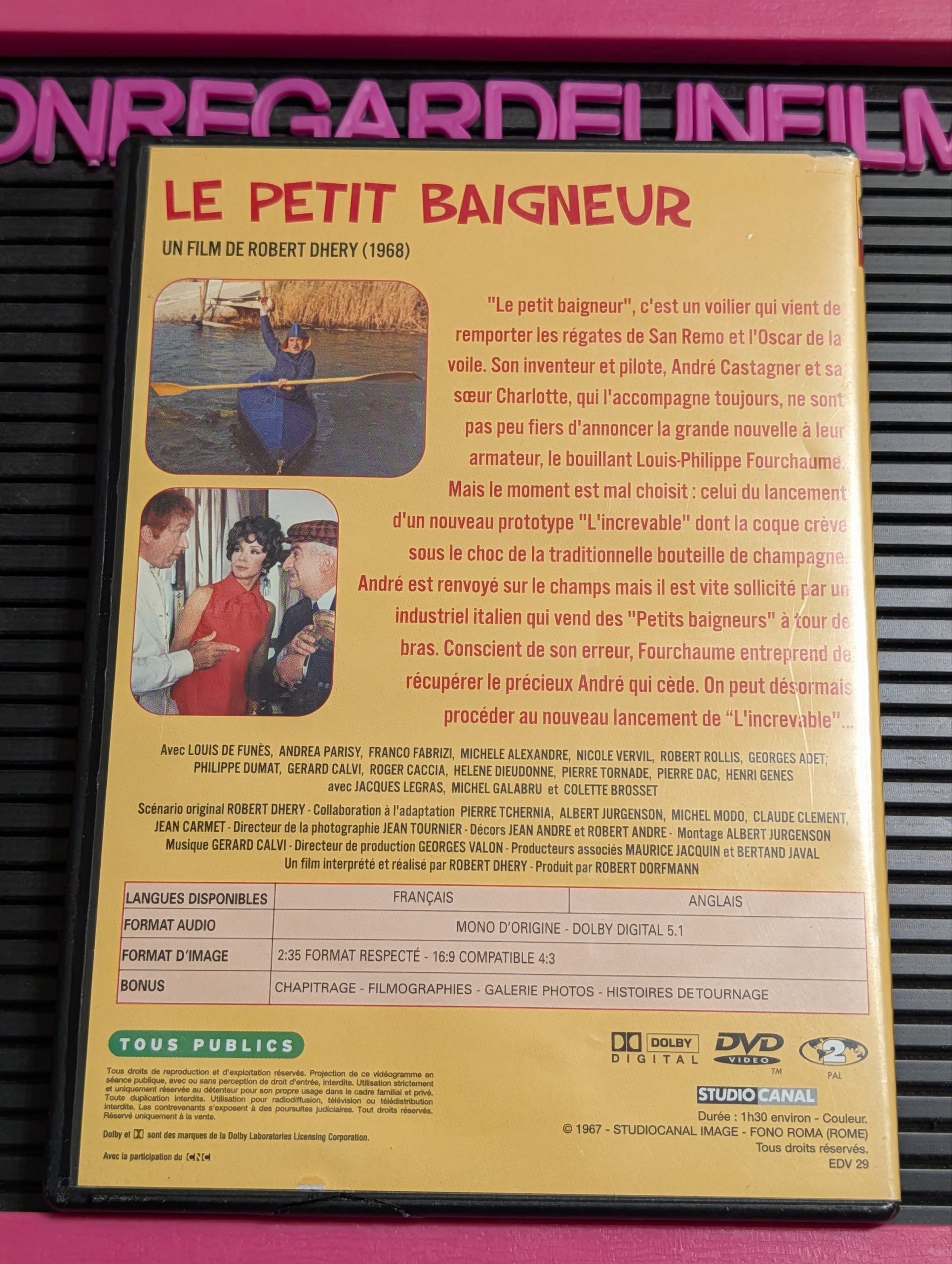 Le Petit Baigneur (1968) {Zone 2/PAL} – Image 2